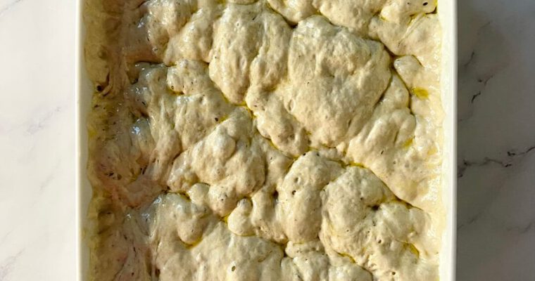 Easiest No Knead Focaccia