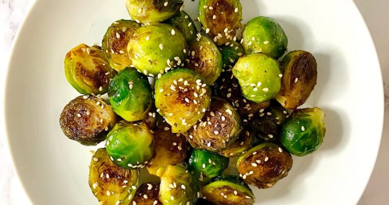 Honey Balsamic Brussels Sprouts