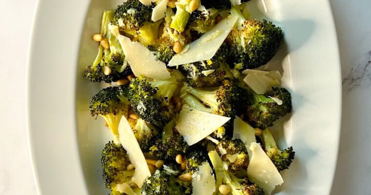 Lemon Garlic Roasted Broccoli