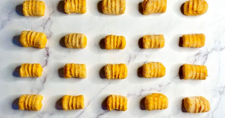 Homemade Sweet Potato Gnocchi