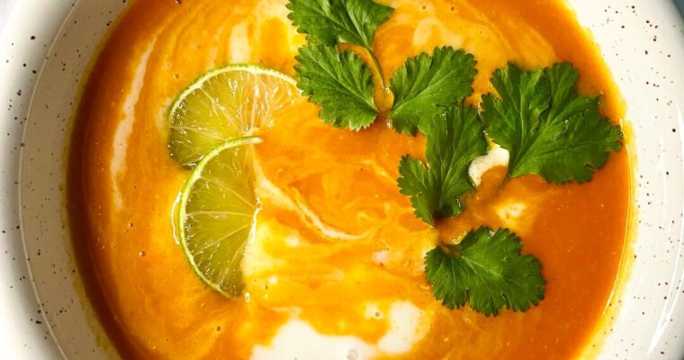 Red Lentil And Roasted Red Pepper Soup